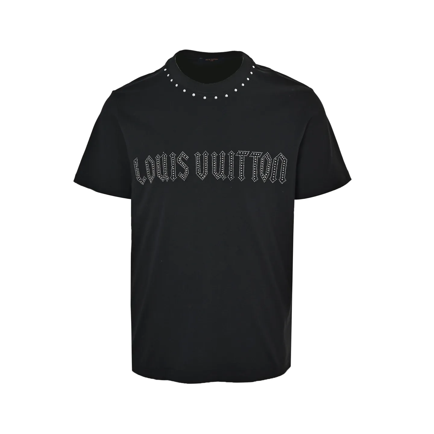 Louis Vuitton/Louis Vuitton 26ss rivet letter logo short sleeves